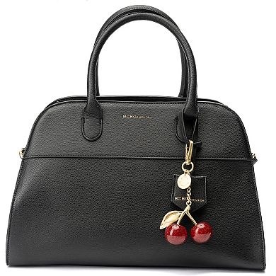 BCBGeneration Structured Satchel Bag with Charm