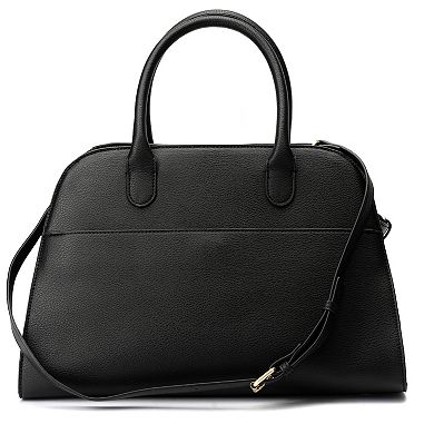 BCBGeneration Structured Satchel Bag with Charm