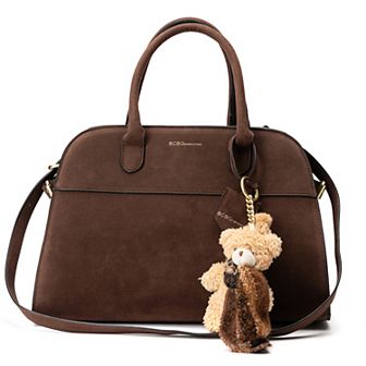 BCBGeneration Structured Satchel Bag with Charm