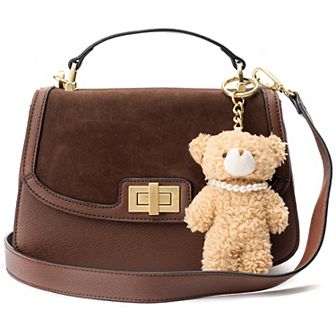 BCBGeneration Turn Lock Flap Top Handle Crossbody Bag