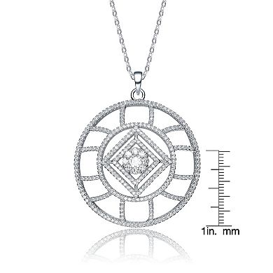 Sterling Silver Genevive Céline Palais Pendant Necklace