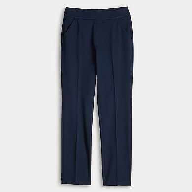 Women's Croft & Barrow® Ponte Slant-Pocket Pull-On Pants