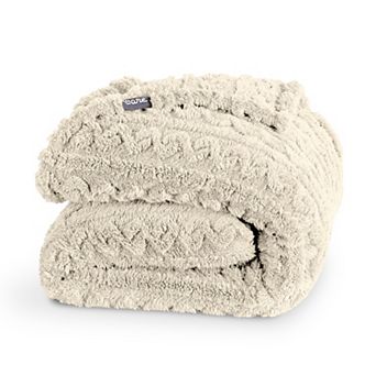 Bare Home Faux Shearling Blanket