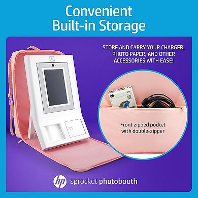 HP Sprocket Photobooth Travel Backpack, Exclusively for the HP Sprocket Photobooth Printer