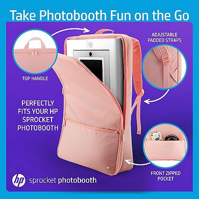 HP Sprocket Photobooth Travel Backpack, Exclusively for the HP Sprocket Photobooth Printer
