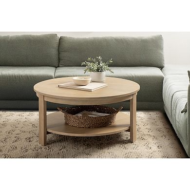Foxford Round Wood Coffee Table