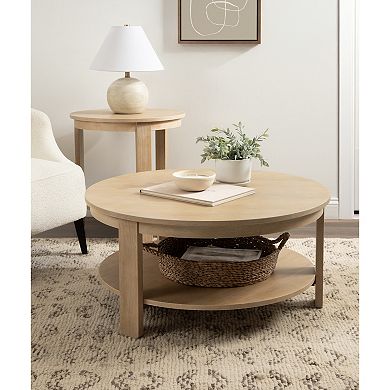 Foxford Round Wood Coffee Table