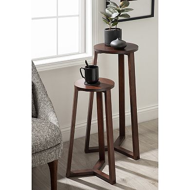 Rioux Round Wood Nesting Tables