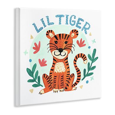 Stupell Home Decor Lil Tiger Botanicals Plaque Wall Art