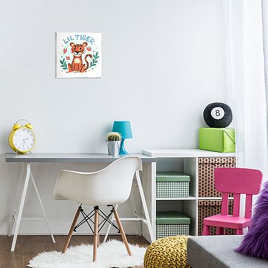 Stupell Home Decor Lil Tiger Botanicals Plaque Wall Art