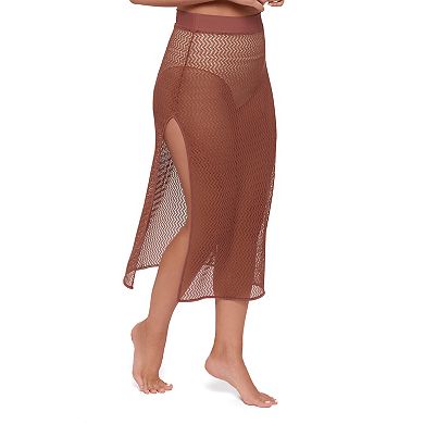 Women's S3 Swim Crochet Skirt with Side Slits
