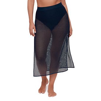 Women's S3 Swim Crochet Skirt with Side Slits