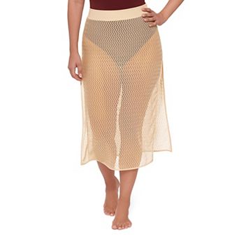 Women's S3 Swim Crochet Skirt with Side Slits