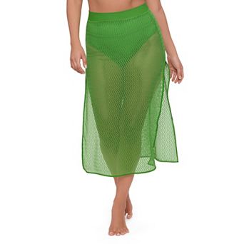 Women's S3 Swim Crochet Skirt with Side Slits