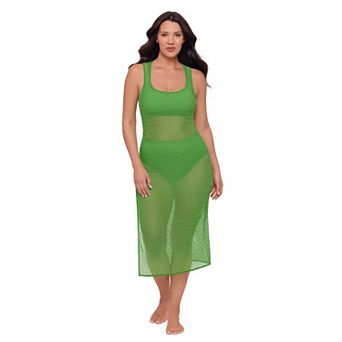 Women's S3 Swim Crochet Maxi Dress with Side Slit