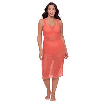 Women's S3 Swim Crochet Maxi Dress with Side Slit