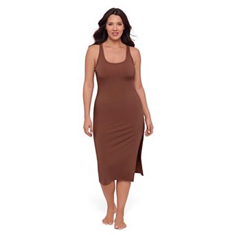 Women's S3 Swim Slit Midi Dress Coverup
