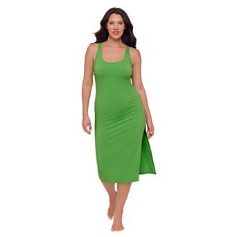 Women's S3 Swim Slit Midi Dress Coverup