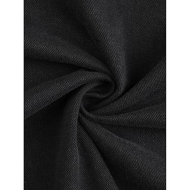 Women's Plus Size Button Denim Jackets Casual Long Boyfriend Long Sleeve Shirt Jean Jacket