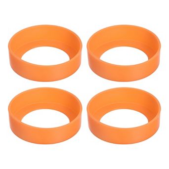 4 pc Water Bottle Boot, Protective Silicone Boot Sleeve Non Slip Bottom Cover Bumper
