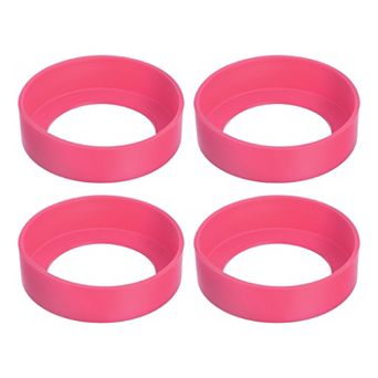 4 pc Water Bottle Boot, Protective Silicone Boot Sleeve Non Slip Bottom Cover Bumper