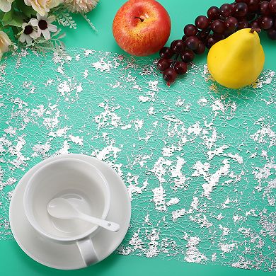 Table Runner, Metallic Foil Thin Mesh Table Runner Roll for Event Party, Birthday Party, Weddings