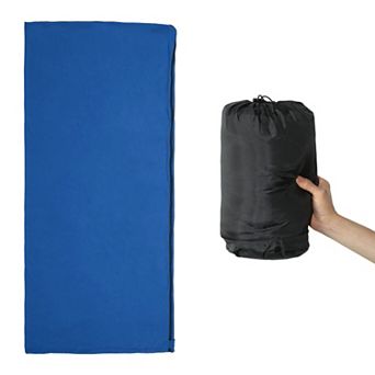 Sleeping Bag Liner, Single Sleeping Bag, Camping Sleeping Bag Travel Sheet with Zipper 70.87"x31.50"