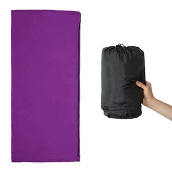 Sleeping Bag Liner, Single Sleeping Bag, Camping Sleeping Bag Travel Sheet with Zipper 70.87"x31.50"