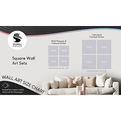 Stupell Home Decor Kids Construction Truck Vehicles Phrase Framed Wall Art 4-pc. Set