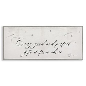Stupell Home Decor Sentiment Gift Phrase Shooting Stars Framed Wall Art