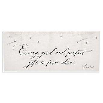 Stupell Home Decor Sentiment Gift Phrase Shooting Stars Plaque Wall Art