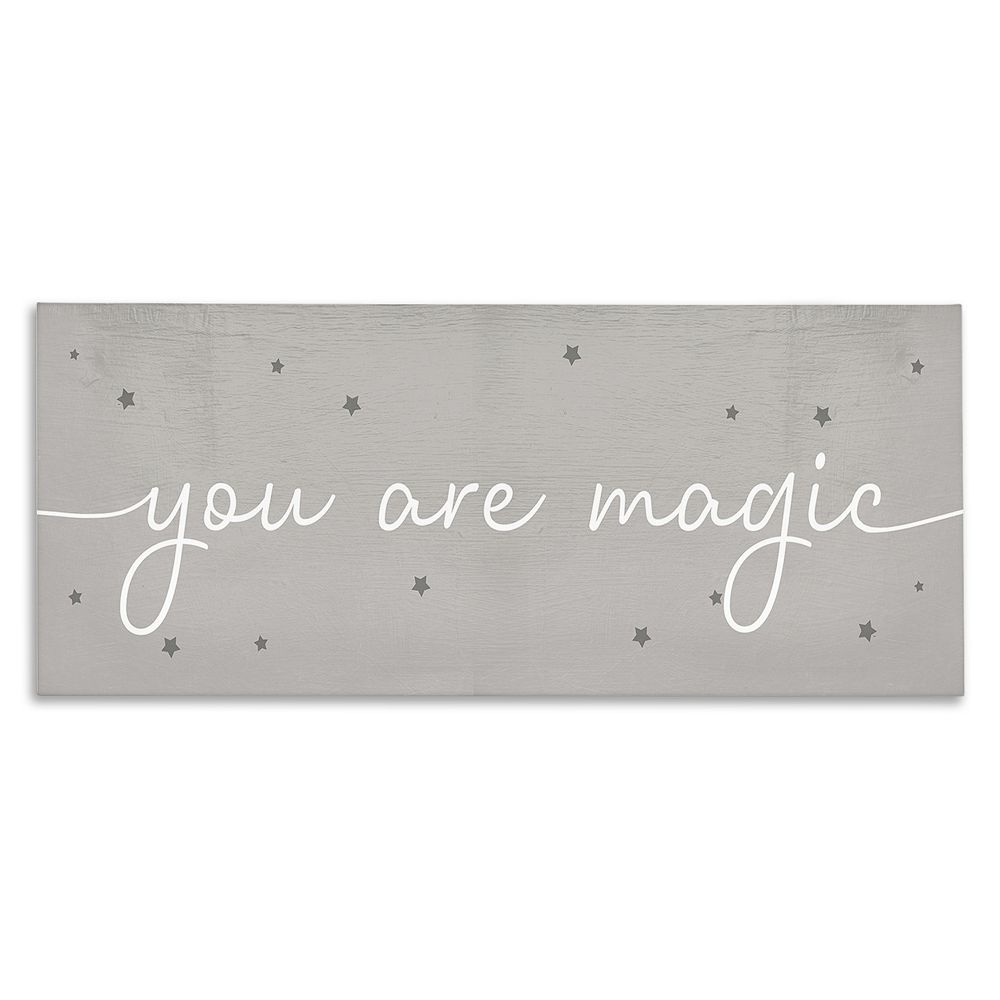 Stupell Home Decor You Are Magic Typography Stars Canvas Wall Art