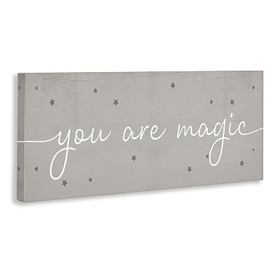 Stupell Home Decor You Are Magic Typography Stars Canvas Wall Art