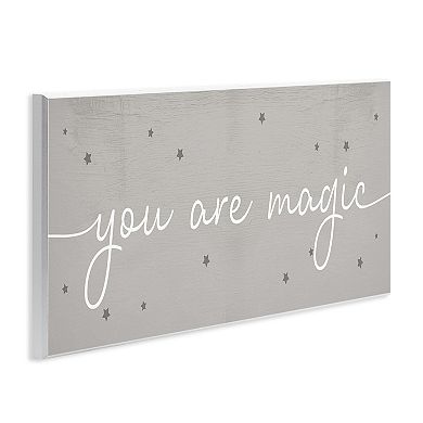 Stupell Home Decor You Are Magic Typography Stars Plaque Wall Art