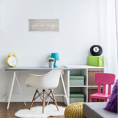 Stupell Home Decor You Are Magic Typography Stars Plaque Wall Art