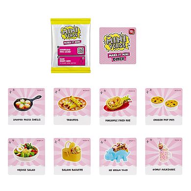 Make It Mini Foods Diner Series 4 Miniature Food Playset