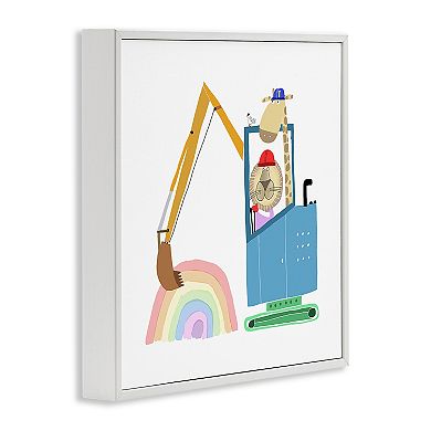 Stupell Home Decor Animals Digging Framed Wall Art