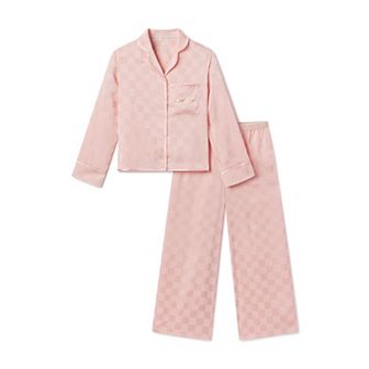 Girls 7-18 Limited Too Jacquard Charm Pajama Top & Pajama Pants Set