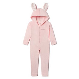 Girls 7-18 Limited Too Cozy Bunny Blanket Sleeper Bodysuit