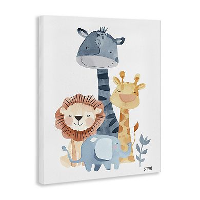 Stupell Home Decor Gentle Nursery Animals Canvas Wall Art
