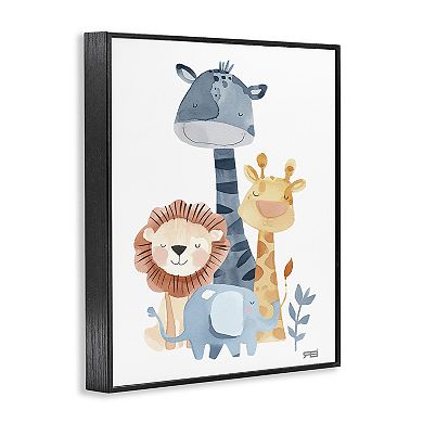 Stupell Home Decor Gentle Nursery Animals Framed Giclee Wall Art