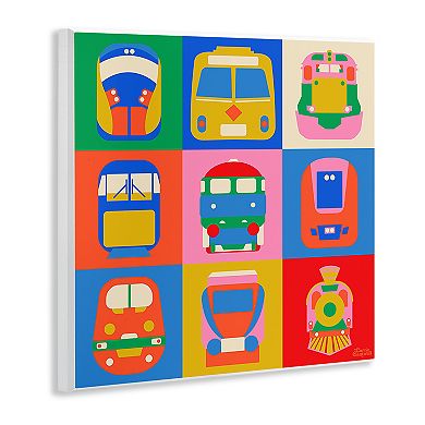 Stupell Home Decor Various Bold Vehicles Plaque Wall Art