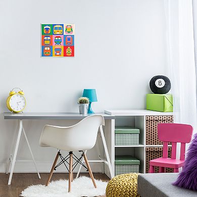 Stupell Home Decor Various Bold Vehicles Plaque Wall Art