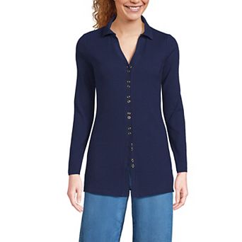 Women's Lands' End Long Sleeve Tunic Top