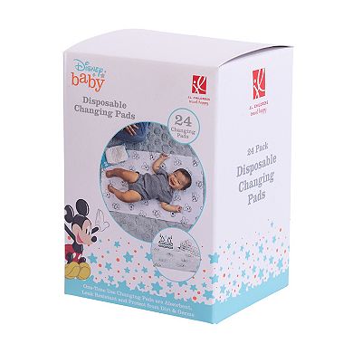 Disney's Mickey & Minnie Mouse 24-pk. Disposable Changing Pads by J.L. Childress