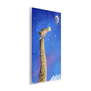 Stupell Home Decor Giraffe In Night Sky Plaque Wall Art