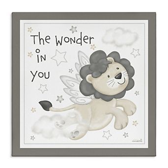 Stupell Home Decor The Wonder in You Lion Canvas Wall Art