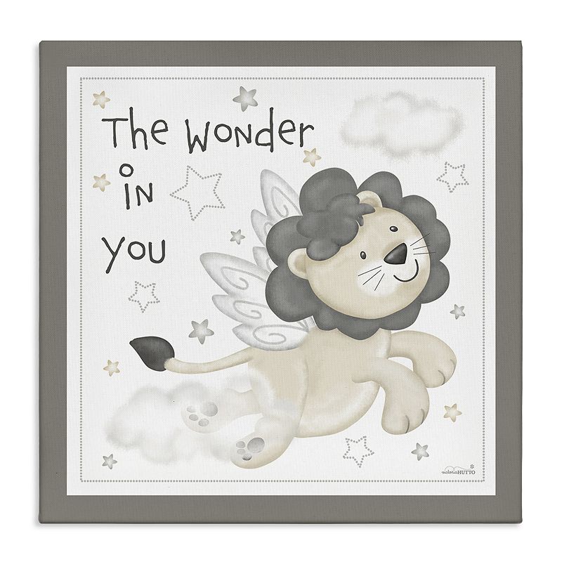 Stupell Home Decor The Wonder in You Lion Canvas Wall Art, Multi