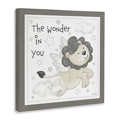 Stupell Home Decor The Wonder in You Lion Canvas Wall Art