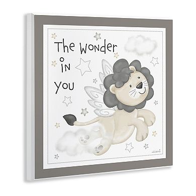 Stupell Home Decor The Wonder in You Lion Plaque Wall Art